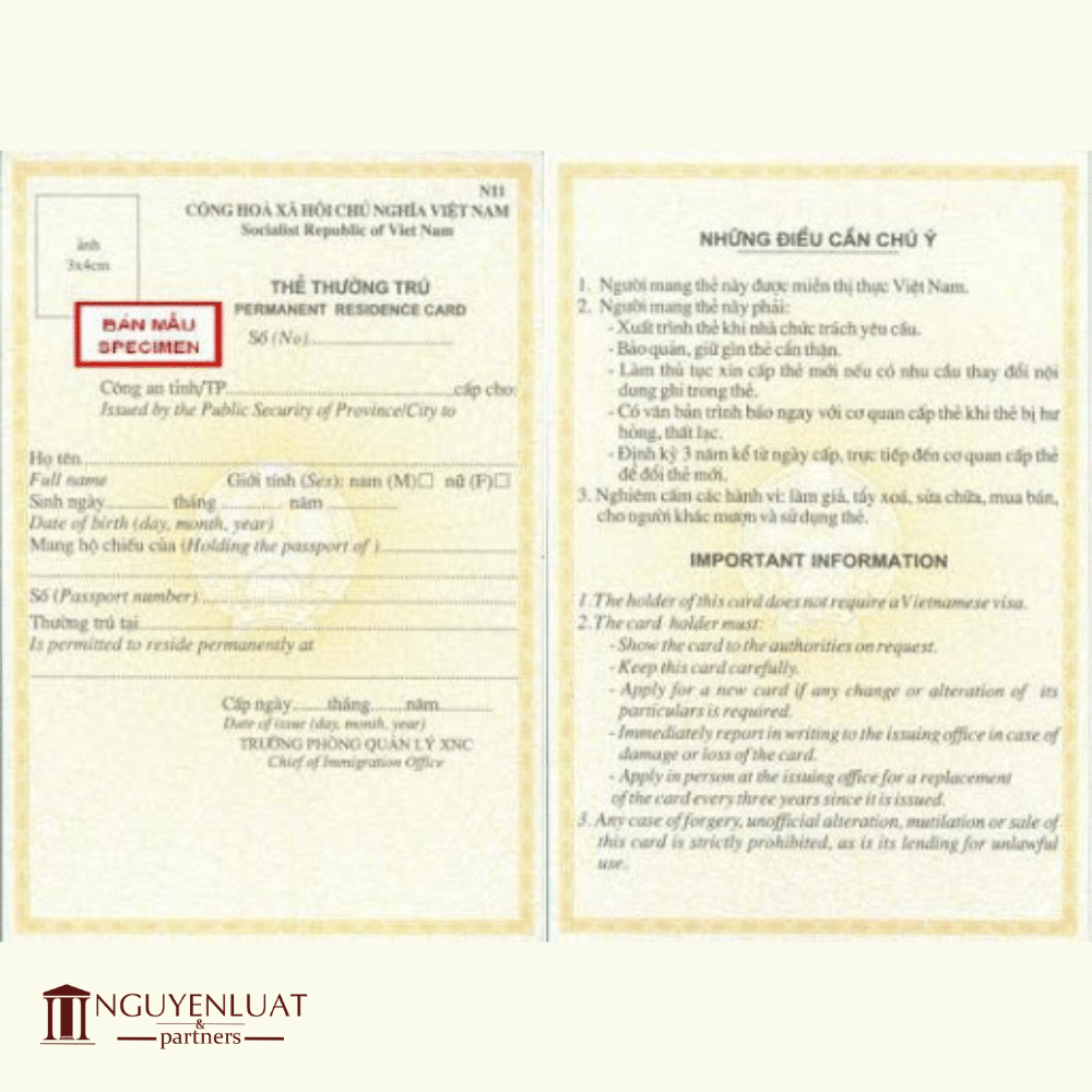 Điều kiện cấp thẻ thường trú