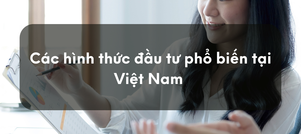 Các hình thức đầu tư phổ biến tại Việt Nam