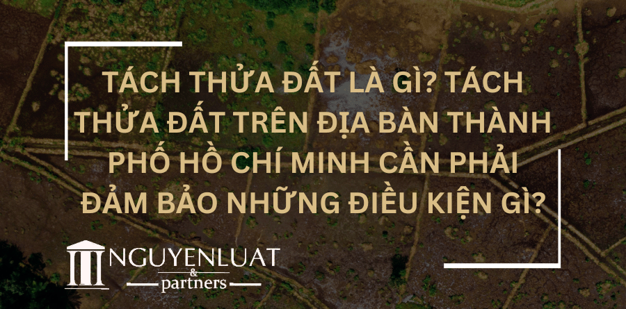Tách thửa đất là gì? Tách thửa đất trên địa bàn Thành phố Hồ Chí Minh cần phải đảm bảo những điều kiện gì?