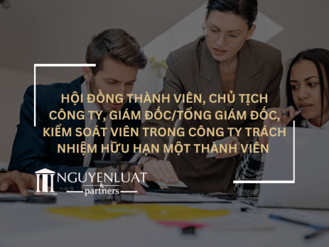 Hội đồng thành viên, Chủ tịch công ty, Giám đốc/Tổng giám đốc, Kiểm soát viên trong Công ty trách nhiệm hữu hạn một thành viên