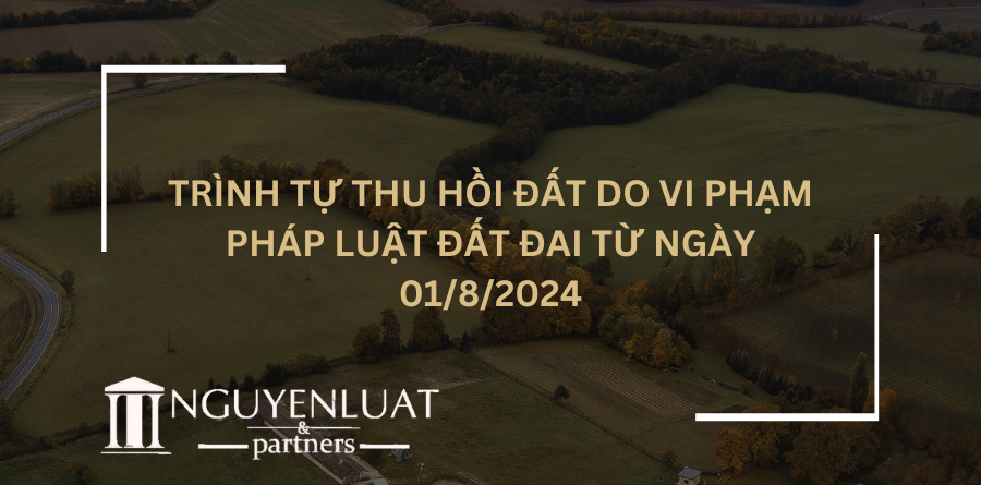 Trình tự thu hồi đất do vi phạm pháp luật đất đai từ ngày 01/8/2024