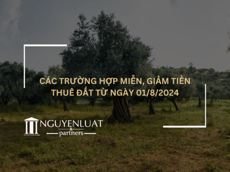 Các trường hợp miễn, giảm tiền thuê đất từ ngày 01/8/2024