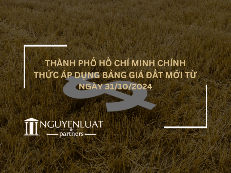 Thành phố Hồ Chí Minh chính thức áp dụng Bảng giá đất mới từ ngày 31/10/2024