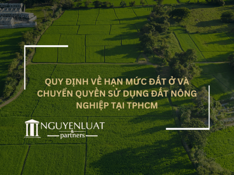 Quy định về hạn mức đất ở và chuyển quyền sử dụng đất nông nghiệp tại TPHCM